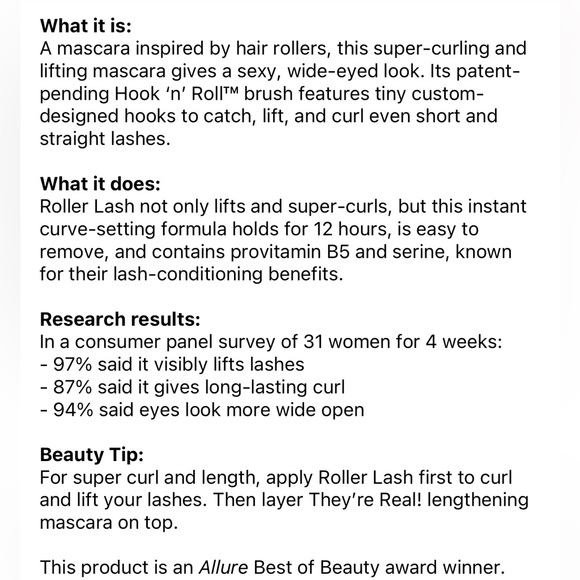 Benefit Makeup Pick 85 Benefit Cosmetics Mini Roller Lash Curling